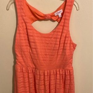 Coral dress